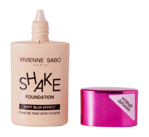 VIVIENNE SABO крем тональный с натуральным блюр эффектом shake foundation т.01